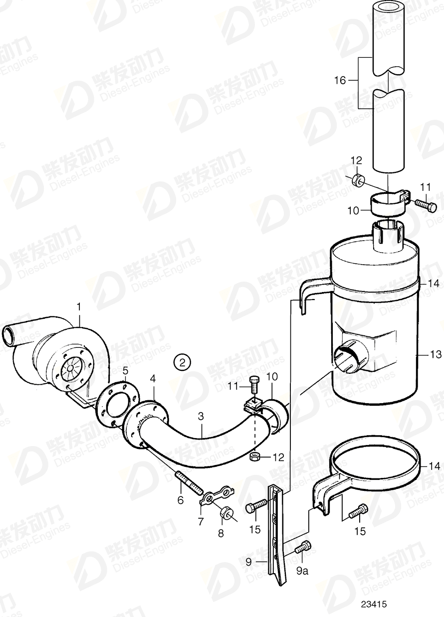 volvo penta Bracket 3827698 Drawing volvo penta Bracket 3827698 Drawing